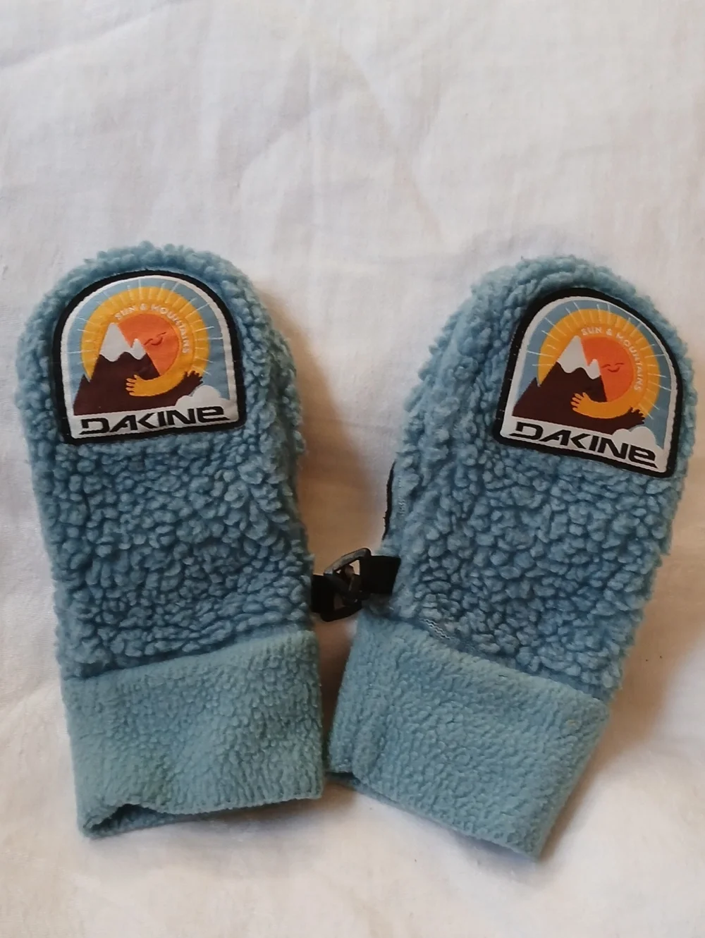 Dakine Dasher Fleece Toddler Mittens Blue Size Large 3-4 Years